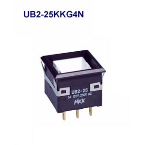 NKK Switches Pushbutton switches UB2-25KKG4N-DWS  20pcs