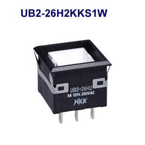 NKK Switches Illuminated pushbutton switches UB2-26H2KKS1B-CNK  10pcs