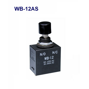 NKK Switches Pushbutton switches WB-12AS  15pcs