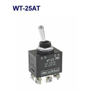 NKK Switches Toggle switches( Water proof type) WT-25AT  15pcs