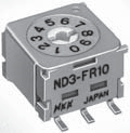 NKK Switches Rotary code switches ND3-FR10P  60pcs