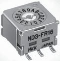 NKK Switches Rotary code switches ND3-FR16P-TP  1reel