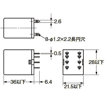 Omron General purpose relays MY2-CR AC100/110  50pcs