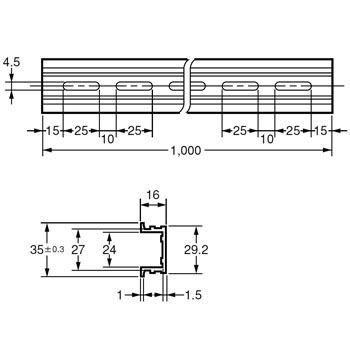 Omron Accessories for relays PFP-100N2  10pcs