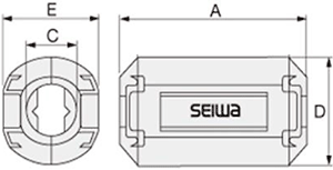 Dimensions of ER04SRXA-AB