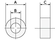 Dimensions of ER04K