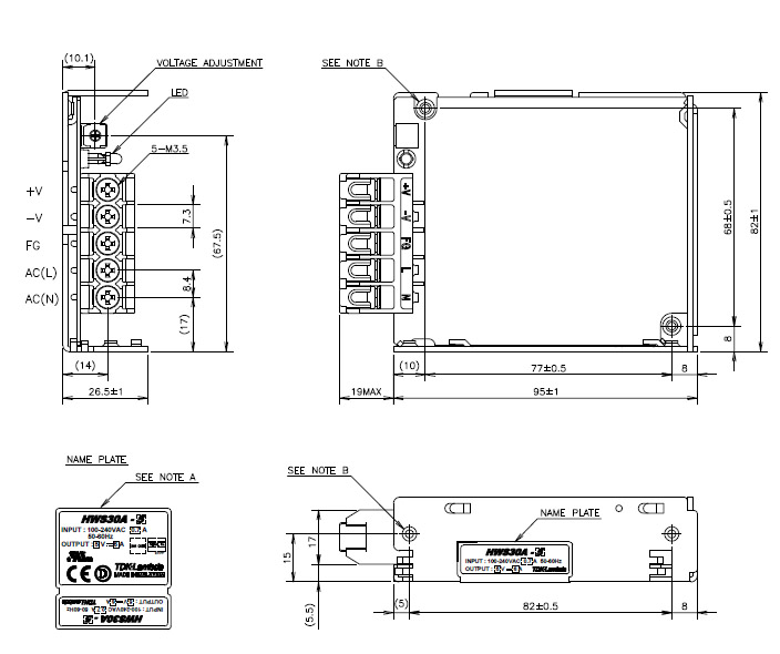 Dimension_tdklambda_HWS30A.