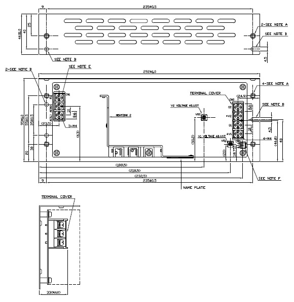 Dimension_tdklambda_ZWD150PAF_TL.